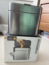 Bnwt simplehuman brushed for sale  LONDON