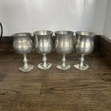 Pewter wine goblets for sale  SCARBOROUGH