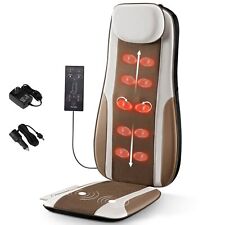 Massageador de costas Shiatsu com cadeira de massagem térmica couro ecológico ajuste 5'1-6'0 2 adaptadores comprar usado  Enviando para Brazil