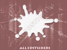 Adesivo adesivo 3D decalque resina cúpula respingo adesivo branco comprar usado  Enviando para Brazil