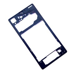 100% Genuino Sony Xperia Z1 Plástico Borde Trasero Bisel Inserto Cubierta Trasera Negro C6903 segunda mano  Embacar hacia Mexico