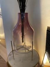 Glas vase metall gebraucht kaufen  Tittmoning