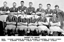 Barnet 1958 team for sale  DEESIDE