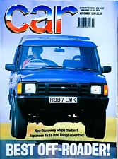 Car magazine nov for sale  WATERLOOVILLE
