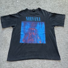 Camiseta Vintage Anos 90 1992 Nirvana Sliver Tamanho XL Giant By Teejays Tag comprar usado  Enviando para Brazil