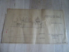 Alter bauplan architektenplan gebraucht kaufen  Bad Elster
