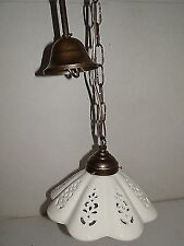 Lampadario sospensione ottone usato  Guardiagrele