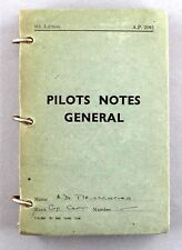 Raf pilots notes for sale  BRIGHTON