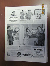 Antigo 1941 Original Magazine Ad SERVEL Geladeira Danny Não Vende Mais Aqui comprar usado  Enviando para Brazil
