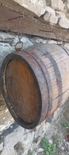 BARRIL DE CANTINA ANTIGO PRIMITIVO VASO DE MADEIRA CANTINA FERRO FAIXAS 19º, usado comprar usado  Enviando para Brazil