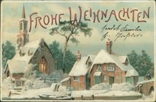 Ansichtskarte weihnachten 1907 gebraucht kaufen  Eggenstein-Leopoldshafen