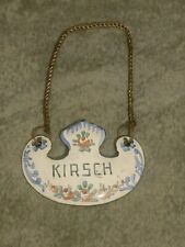 Kirsch plaque ancienne d'occasion  Hyères