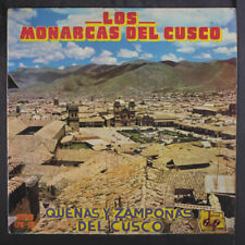 LOS MONARCAS DEL CUSCO: quenas y zamponas del cusco FLOWER 12" LP 33 RPM Peru segunda mano  Embacar hacia Argentina