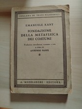 Fondazione della metafisica usato  Morimondo