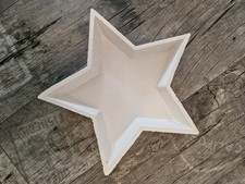 Dekoteller stern weiß gebraucht kaufen  Hamburg