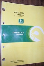 Owner manual john for sale  Waterloo