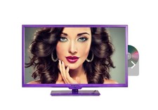 Usado, TV LED Spectre 32" (roxa) série colorida | Base giratória | DVD player integrado comprar usado  Enviando para Brazil