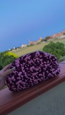Pochette bicolore rosa usato  Foggia