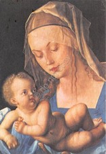 Postcard durer madonna d'occasion  Expédié en Belgium