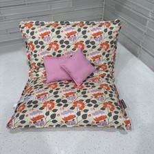 NOVA Espreguiçadeira Aconchegante Boneca American Girl 18" e Cama Futon com Dois Travesseiros comprar usado  Enviando para Brazil