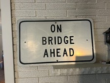 Vintage bridge ahead for sale  Saline