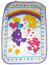 Cobertor de bebê Care Bears pelúcia branca arco-íris compartilhar funshine corações de amor 30x42" comprar usado  Enviando para Brazil