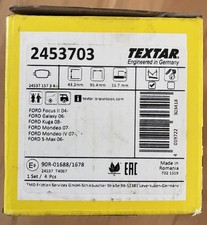 Textar bremsbeläge 2453703 gebraucht kaufen  Filderstadt