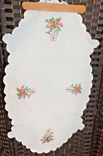 Christmas embroidered table for sale  Sarasota