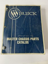 1971 Buick Dealer Master Chassis peças livro catálogo 1940-1972, usado comprar usado  Enviando para Brazil