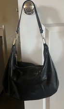 Bolsa de ombro vintage Calvin Klein preta couro sintético hobo comprar usado  Enviando para Brazil