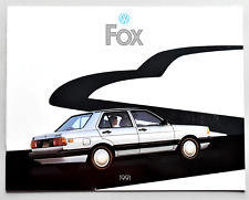 1991 Volkswagen Fox Premium catálogo de folhetos de vendas ~ 18 páginas ~ 10" x 13" comprar usado  Enviando para Brazil