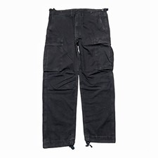 Calça cargo dupla RL Ralph Lauren RRL excedente preta lavada tamanho grande ajustável comprar usado  Enviando para Brazil
