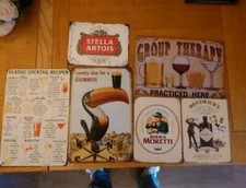 Metal tin signs for sale  WORCESTER