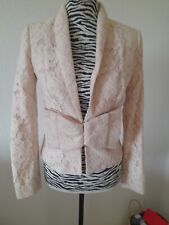 Spitzenblazer abendblazer nude gebraucht kaufen  Ludwigshafen am Rhein