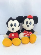 Juego de 2 juguetes de peluche de Mickey y Minnie de otras marcas Hobbies Disneyland usados segunda mano  Embacar hacia Mexico