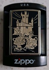 Zippo lighter damascene for sale  BRADFORD