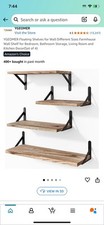 Ygeomer floating shelves for sale  Jensen Beach