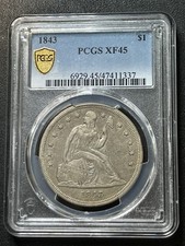 seated liberty dollar for sale  Old Saybrook