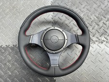Kierownica Mitsubishi Lancer Evo 7 8 9 odnowiona czerwona ścieg nowa skóra, używany na sprzedaż  PL