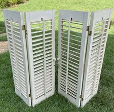 Louvered wood shutters for sale  Lagrange