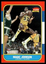 1986 fleer basketball d'occasion  Expédié en Belgium