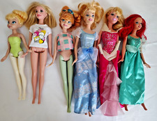 Lote de 6 Bonecas Princesas Disney Mattel Sininho Aurora Cinderela Ariel Etc. comprar usado  Enviando para Brazil
