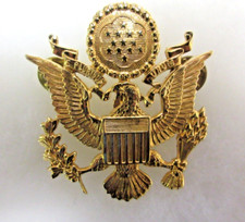 Distintivo de chapéu de bronze folheado a oficiais do exército dos EUA, usado comprar usado  Enviando para Brazil