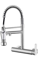 Torneira de montagem na parede 8 polegadas centro, com pulverizador retrátil, kit de mola de arco alto... comprar usado  Enviando para Brazil