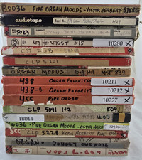 Usado, 16 Organ /  Pipe Organ 1/4" 10.5" 15 IPS Reel to Reel Master Tapes comprar usado  Enviando para Brazil