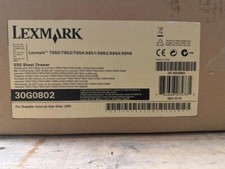 Gaveta de papel Lexmark 30G0802 550 folhas para T650 T652 T654 X651 X652 nova, usado comprar usado  Enviando para Brazil