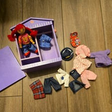 Conjunto de bonecas e roupas Maggie's Closet madeira dobrável 4,5" plano roxo brinquedos comprar usado Conjunto de bonecas e roupas Maggie's Closet madeira dobrável 4,5" plano roxo brinquedos comprar usado  Enviando para Brazil
