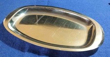 Inox servierplatte vintage gebraucht kaufen  Oederan