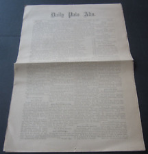 Antigo 1896 - DAILY PALO ALTO - Jornal - Universidade de Stanford CA. comprar usado  Enviando para Brazil