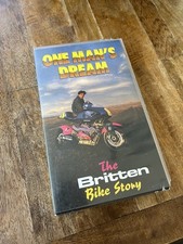 RARE VHS - ONE MAN'S DREAM:The BRITTEN BIKE STORY - Britten V-1000 - New Zealand, usado comprar usado  Enviando para Brazil